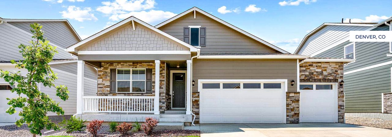 Exterior of a D.R. Horton home in Denver, Colorado.